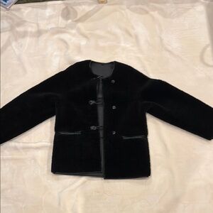 Black Faux Fur Jacket